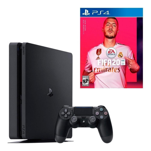 Sony Playstation 4 Slim 1tb Fifa 20 Bundle Negro Azabache