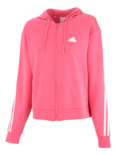 Campera adidas Future Icons 3 Stripes Mujer En Rosa | Dexter