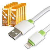 Kit 10 Cabos Carga Rápida Para iPhone iPad Usb Lightning 1m