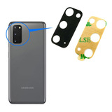 Vidrio Glass Camara Para Samsung S20 + Adhesivo