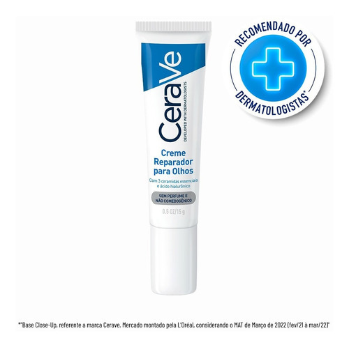 Creme Reparador Para Olhos 15ml Cerave Tipo De Pele Todos Os Tipos De Pele