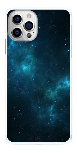 Capinha Universo Esverdeado Verde Estrelas Capa Celular