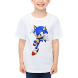 Playera Infantil Sonic Erizo Azul Game Movie 