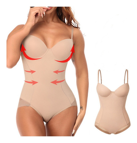 Body Adelgazante For Mujer, Mono Moldeador De Una Pieza