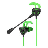 Auriculares Con Micrófono Plug In  Pubg Headphon Verde  