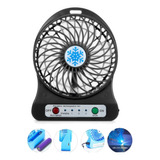 Mini Ventilador Potente Recarregável Silencioso Usb Pilha 