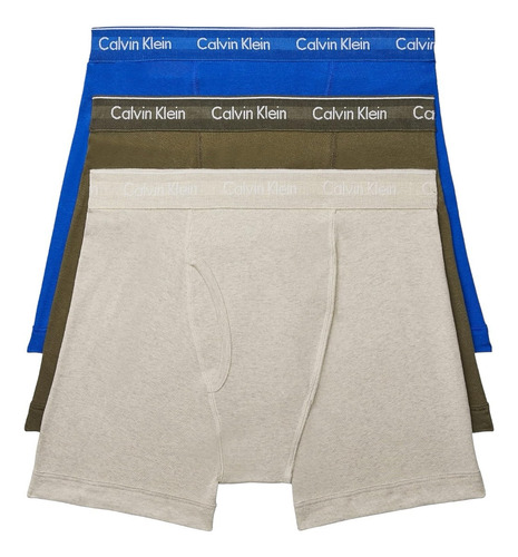 Boxers Calvin Klein Classic Fit 3 Pack Brief 100% Algodón 