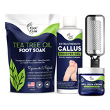 Foot Cure Juego De Pedicura Para Cuidado De Pies, Exfoliant.