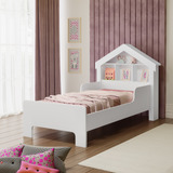 Cama Cristal Casa Princesa Infantil Com Nichos 100% Mdf