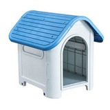 Casa Perro 75x59x66 Cm Rundy Gris Azul