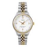 Reloj Timex Waterbury Tradicional Para Mujer De 34 Mm, Caja 