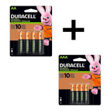 Kit 4 Aa Piezas + 4 Aaa Piezas Duracell Cef14