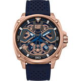 Reloj Cat Hombre Correa Silicon Color Azul Aj.191.21.126