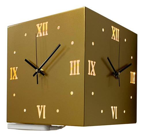 Reloj De Pared De Esquina, Reloj De Salón, Reloj Dorado