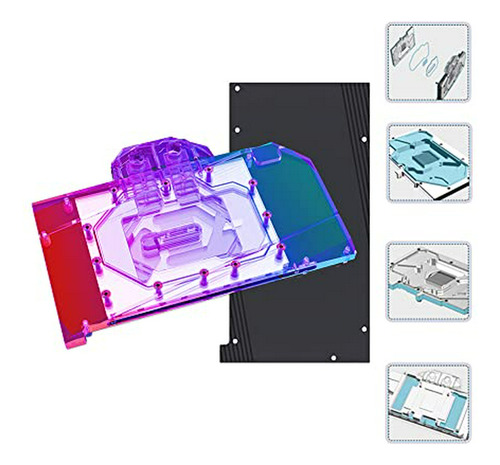 Refrigeración Líquida Gpu Cobre Para Zotac Rtx 4080.