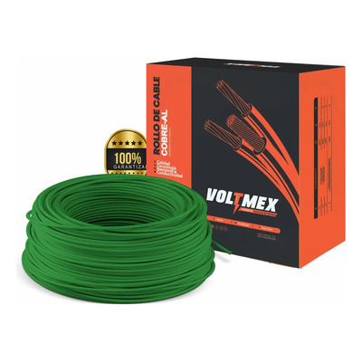 Cable Eléctrico unipolar Voltmex 100m Calibre 12 Color Verde | MercadoLibre