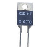 Termostato Sensor De Temp Ksd-01f 60°c  1.5a  Normal Cerrado