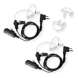 Auriculares Para Motorola Walkie Talkies Con Micrófono De 2 