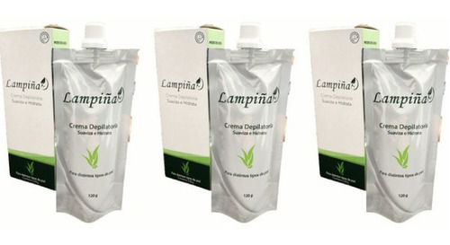 Crema Depiladora Lampiña Corporal X3 - g a $410