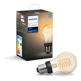 Ampolleta Filamento Philips Hue Xw Fil E27 A60 7w Luz Cálida