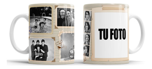 Taza The Beatles Sublimada A Elegir - Taza De 11 Oz Rock