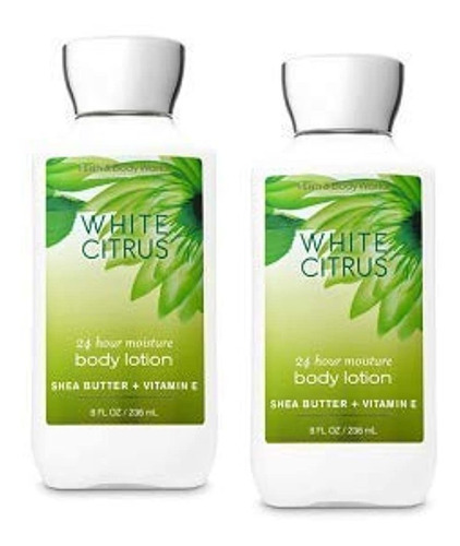 Bath And Body Works - Lote De 2 Lociones De Cítricos Blancos