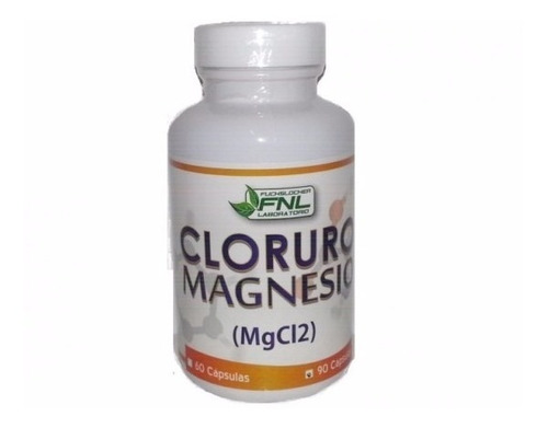 4 Frascos Cloruro De Magnesio 500 Mg