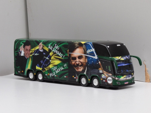 Miniatura De Ônibus New G7 1800dd Bolsonaro Presidente