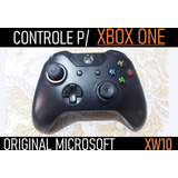 Controle Xbox One Original Microsoft (detalhe Fone)! - Xw10