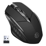 Mouse Inalámbrico Inphic, 700mah, Ergonómico, Óptico, Usb