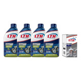 Aceite Moto Lth 20w50 4 Tiempos 4 Pzas + Filtro Gasolina 1g