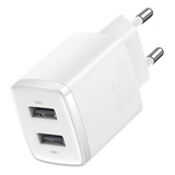 Carregador De Parede Duplo Usb 2.1a Charge Baseus Dual