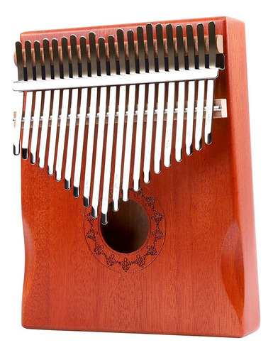 21 Teclas Portátil De Madeira Kalimba Polegar Piano Mbira