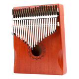 21 Teclas Portátil De Madeira Kalimba Polegar Piano Mbira