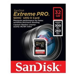 Tarjeta De Memoria Sd Sandisk Extreme Pro 32gb - 260mb/s