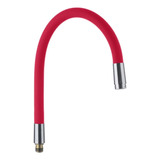 Pico Canilla Cocina Flexible Silicona Fino Rojo Repuesto