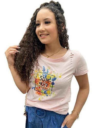 T-shirts Blusas Feminina Roupas Revenda Promoção Barato