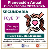 Programa Analítico Fcye 3° Secundaria 2024 - 2025