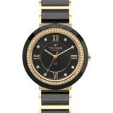 Relógio Technos Ceramic Saphire Dourado Feminino 2036mro 1p