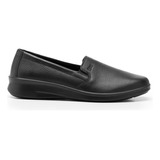 Zapato Dama Casual Trabajo Cómodo Slip On Flexi 124501 Negro