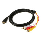 Cable Para Componentes, 1,5 M, Hdmi Macho A 3 Rca