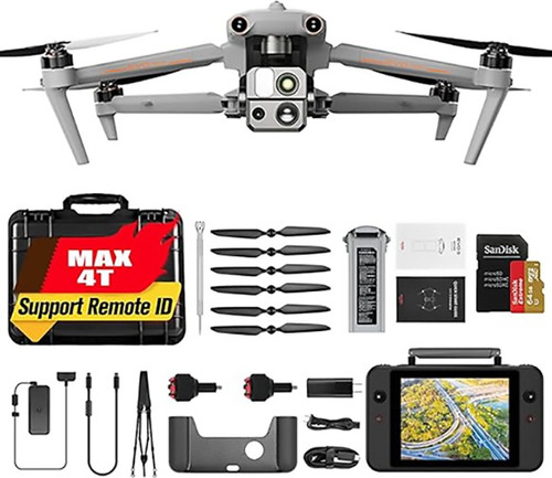 Drone Evo Max 4t, Visible/zoom/térmica/l-aser 4 Cámaras En  