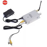 Receptor Radio Av 2.4g Inalambrica Para 4 Mini Camaras Espia Color Gris