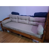 Convertí Tu Cama En Sillón - Cubre Colchón + Almohadones 