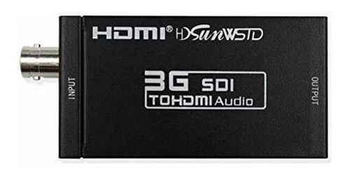 Adaptador Sdi A Hdmi Convertidor De Video Mini 3g Hd 720p /