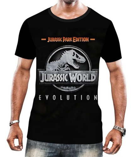 Camisa Camiseta Jurassic Park World Filme Arte Envio Hoje 02