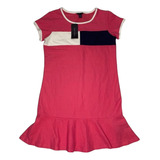 Vestido Tommy Hilfiger Original Nuevo De Niña Talla 16, Rosa