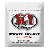 Encordoamento Guitarra Sit 010 Power Groove Light Pn1046 Nf