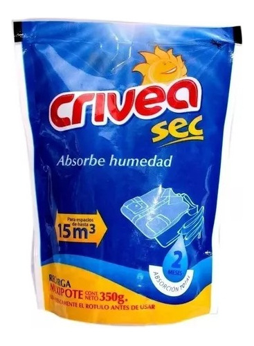 Crivea Sec Antihumedad 350g Absorbe 15m3