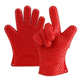 Guantes De Cocina En Silicona Resistentes Altas Temp X 2 Und